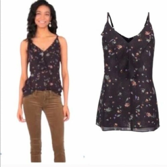 CAbi Tops - CAbi #3607 Pinstripe Floral Cami medium